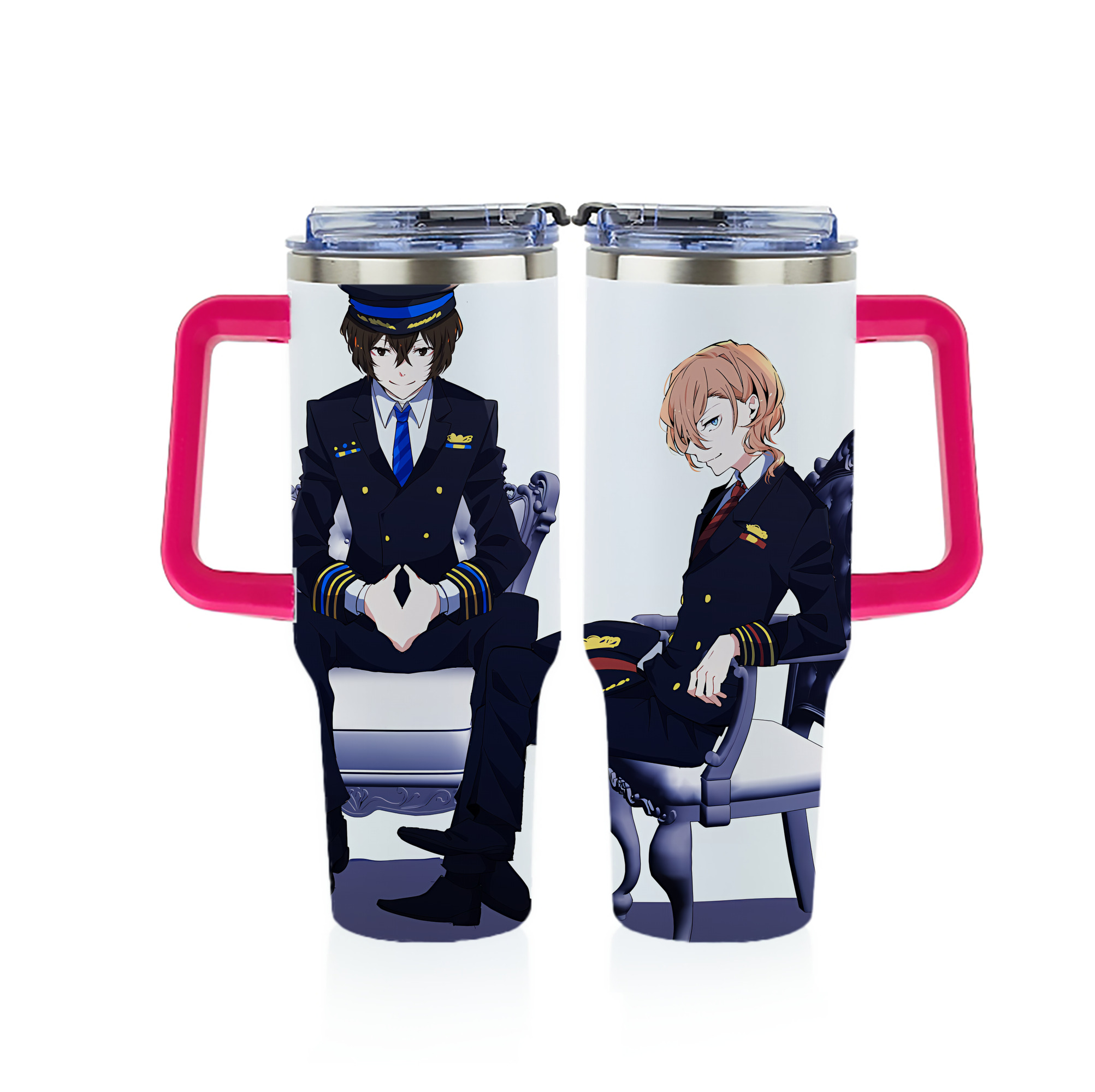 （画像用） 文豪ストレイドッグス Bungo Stray Dogs 1200ｍLフルプリント車用タンブラー